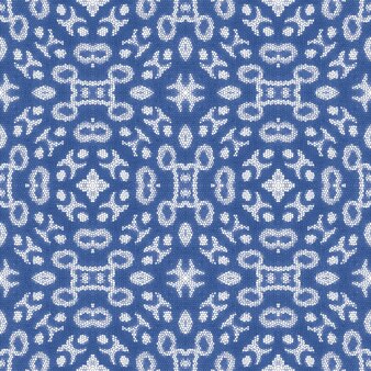 Fundo azul da polinésia do denim. american pattern. elemento retro sem fim. design simples.