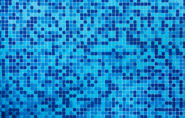 Fundo azul da textura das telhas do banheiro