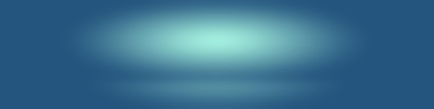 Fundo azul gradiente de luxo abstrato suave azul escuro com banner de estúdio de vinheta preta