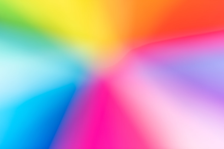 Foto grátis fundo colorido vívido e desfocado