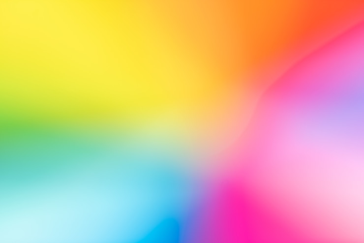Foto grátis fundo colorido vívido e desfocado