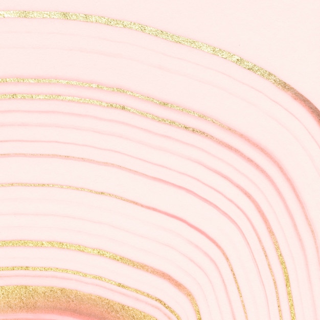 Foto grátis fundo com textura de ouro rosa pastel e arte estampada abstrata