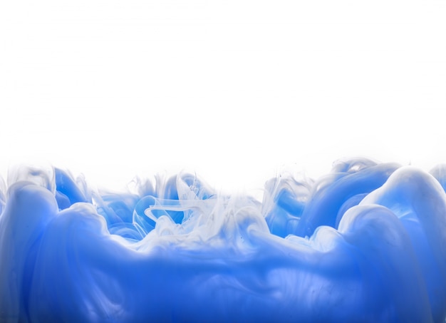 Foto grátis fundo com tinta em tons de azul