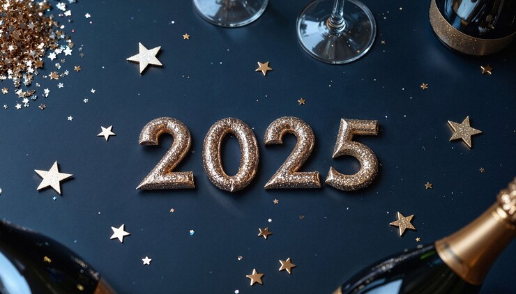 Foto grátis fundo da celebração do ano novo