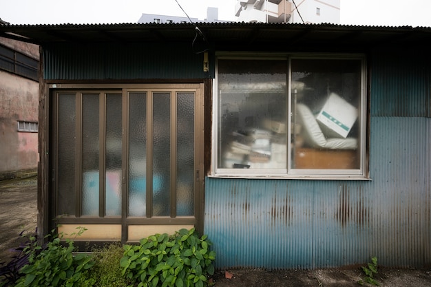 Foto grátis fundo de casa assombrada enferrujado