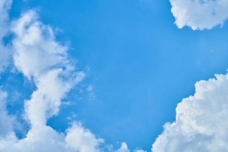 Foto grátis fundo de céu azul e nuvens