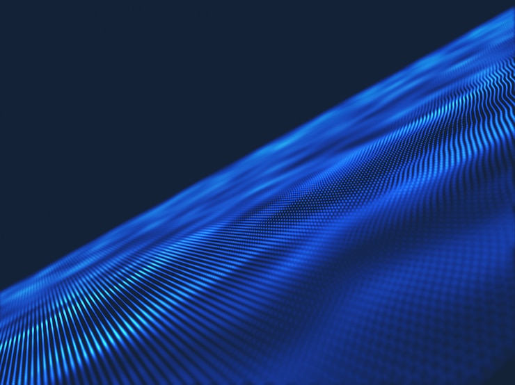 Foto grátis fundo de comunicação de rede 3d com design moderno de tecnologia