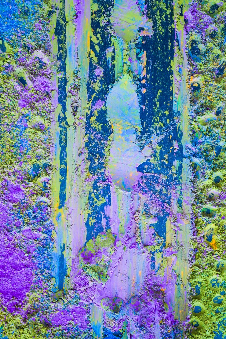 Foto grátis fundo de cor de pó roxo holi