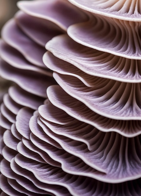 Fundo de cor lavanda com textura de fungos