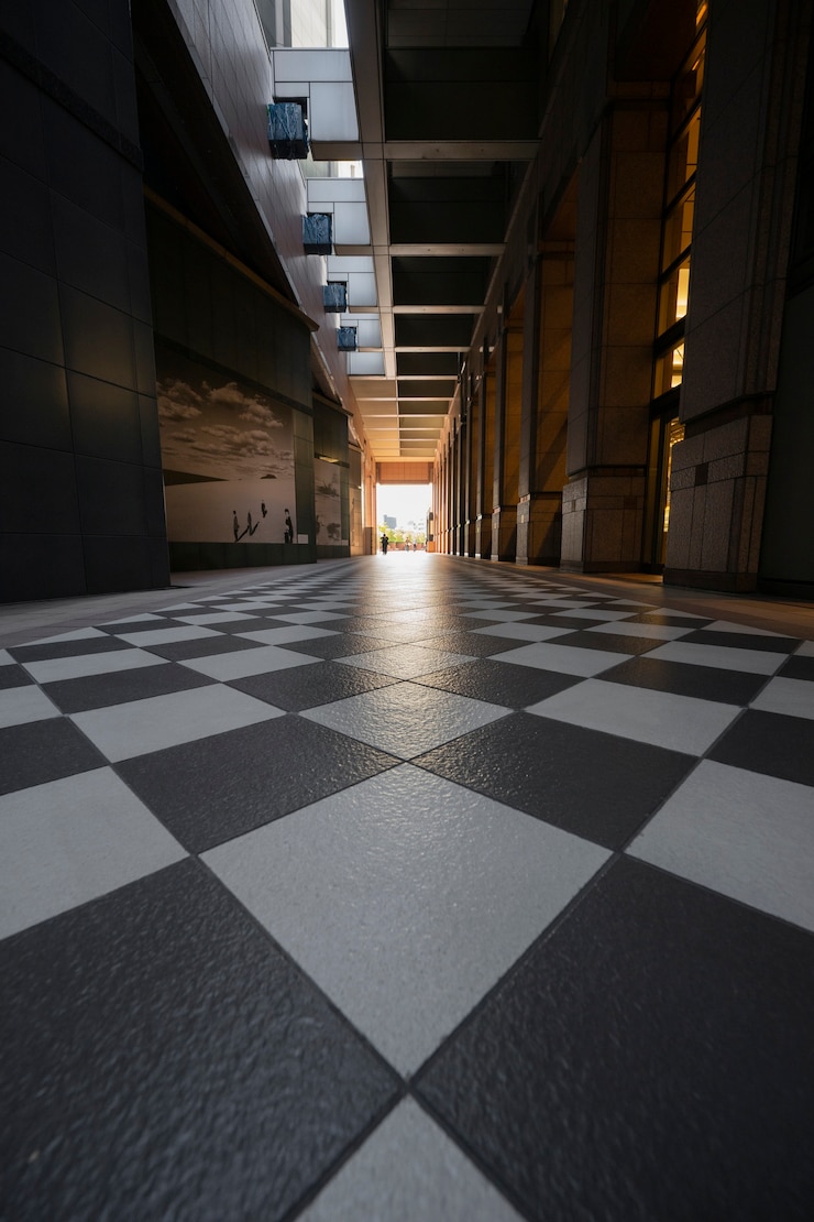 Foto grátis fundo de corredores minimalista