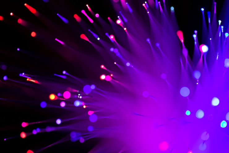 Foto grátis fundo de fibra óptica
