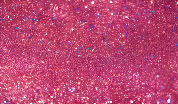 Fundo de glitter rosa com um fundo de glitter azul e rosa.