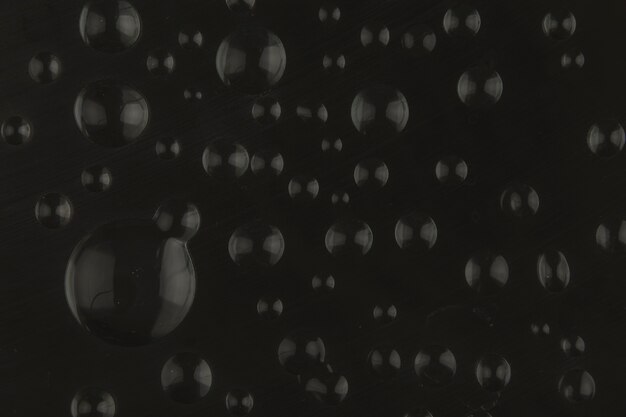 Foto grátis fundo de gota de água negra