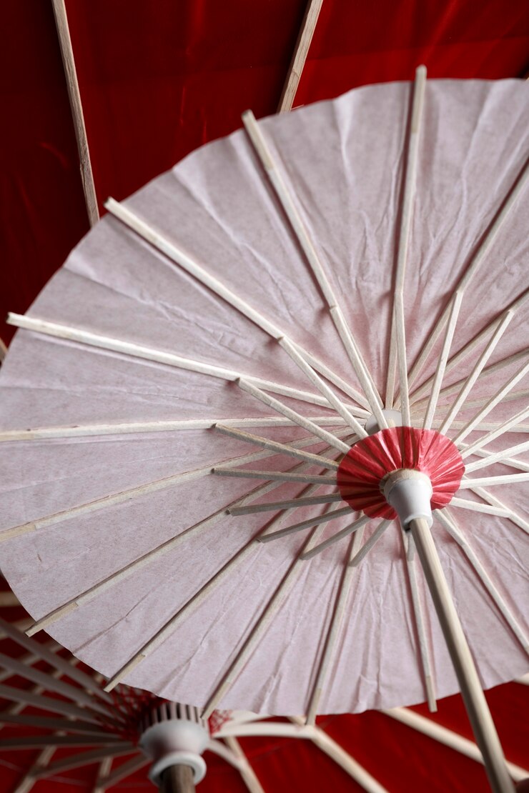 Foto grátis fundo de guarda-chuva wagasa japonês