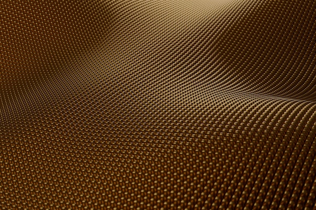 Fundo de material texturizado dourado liso