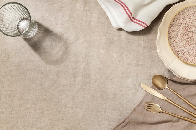 Foto grátis fundo de mesa de jantar vazio