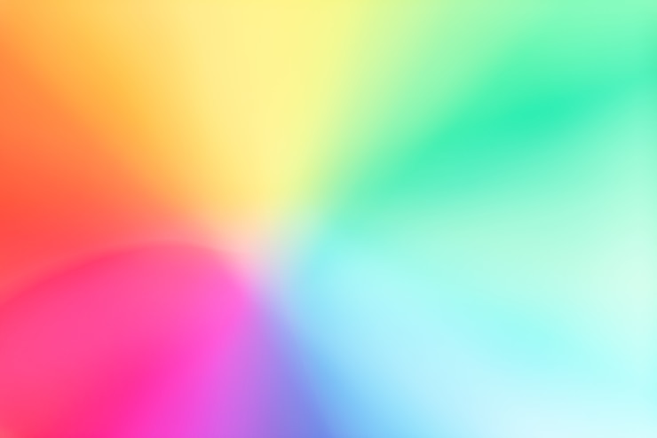 Foto grátis fundo de papel de parede colorido desfocado vívido