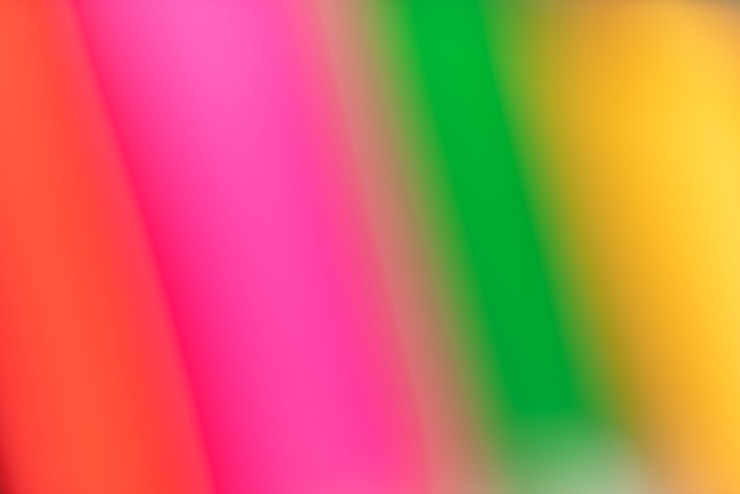 Foto grátis fundo de papel de parede colorido desfocado vívido