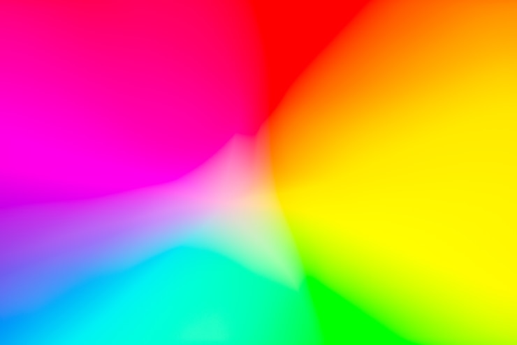 Foto grátis fundo de papel de parede colorido desfocado vívido