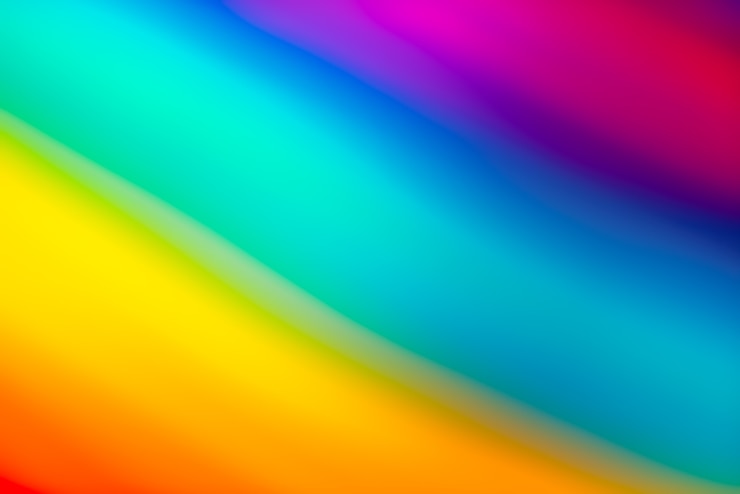 Foto grátis fundo de papel de parede colorido desfocado vívido
