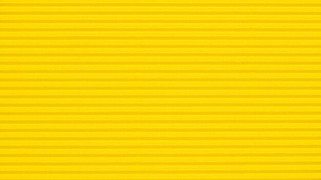 Fundo de papel ondulado amarelo em branco