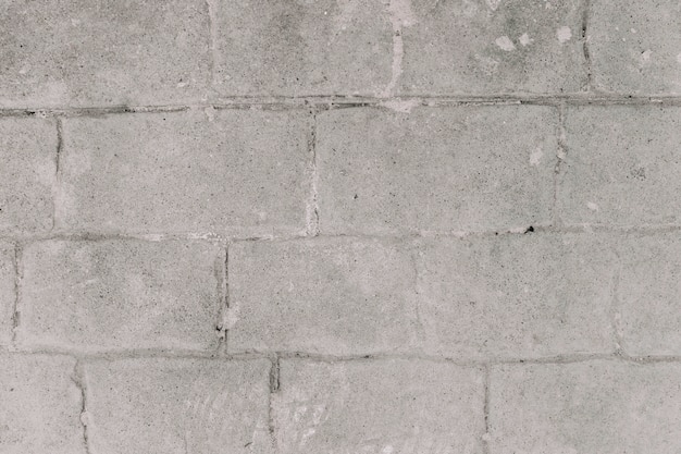 Foto grátis fundo de parede de tijolo cinza grunge