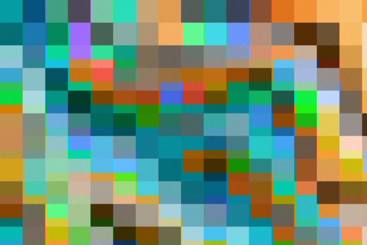 Foto grátis fundo de pixel abstrato e colorido
