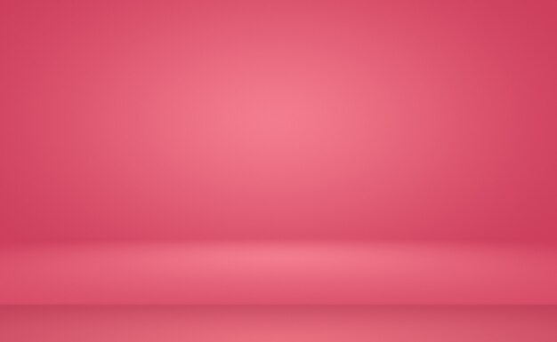 Fundo de sala de estúdio de rosa claro liso vazio abstrato, usar como montagem para exposição de produto, banner, modelo.