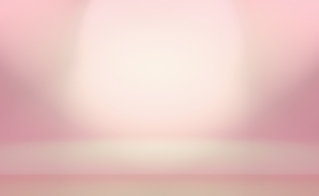 Fundo de sala de estúdio de rosa claro liso vazio abstrato, usar como montagem para exposição de produto, banner, modelo.