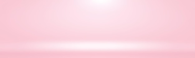 Fundo de sala de estúdio rosa claro liso e vazio abstrato use como montagem para modelo de banner de exibição de produto Foto Premium