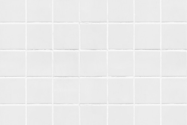Fundo de textura de azulejos quadrado branco