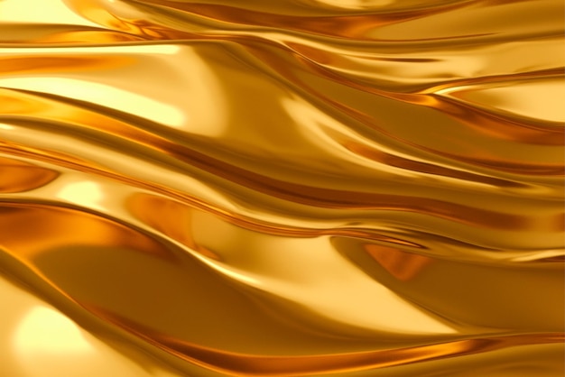 Fundo de textura de elemento dourado com ondas