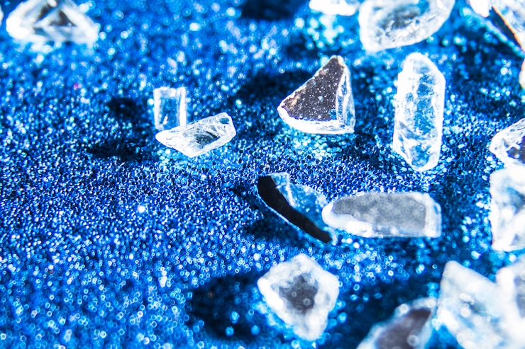 Foto grátis fundo de textura de glitter com cristais