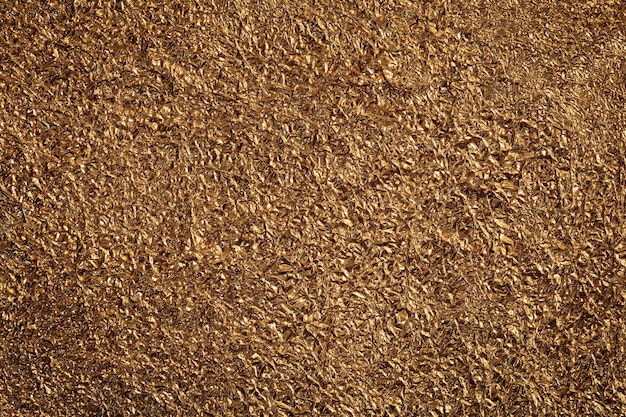Fundo de textura de superfície de folha de ouro