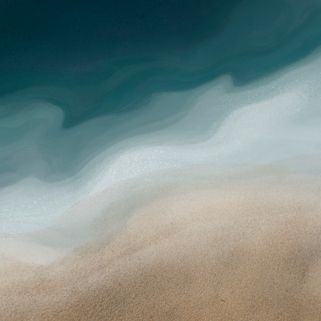 Fundo de textura em aquarela de areia e mar