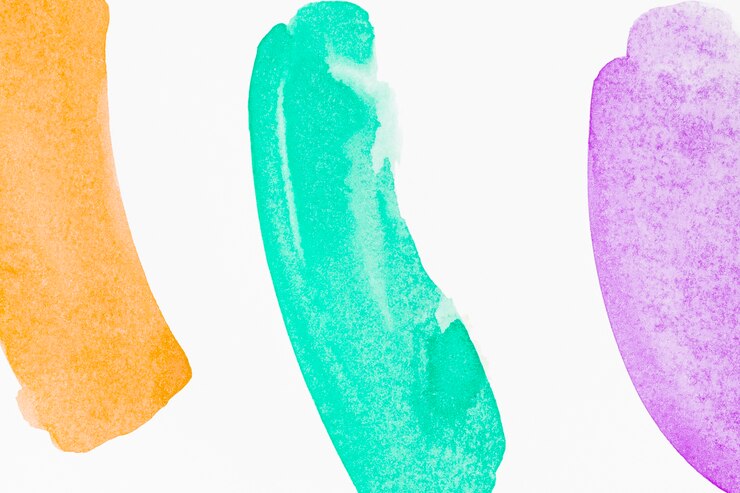 Foto grátis fundo de traços de pincel aquarela abstrata
