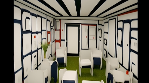 Foto grátis fundo do conceito da sala de passageiros