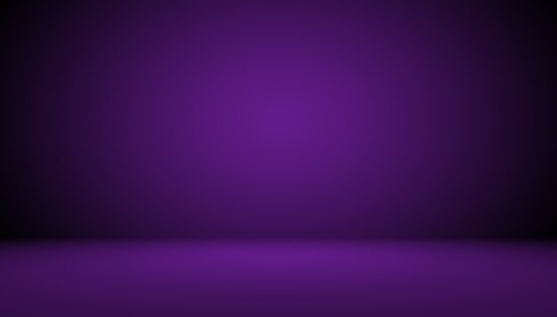 Fundo do estúdio conceito gradiente escuro roxo fundo da sala do estúdio para o produto