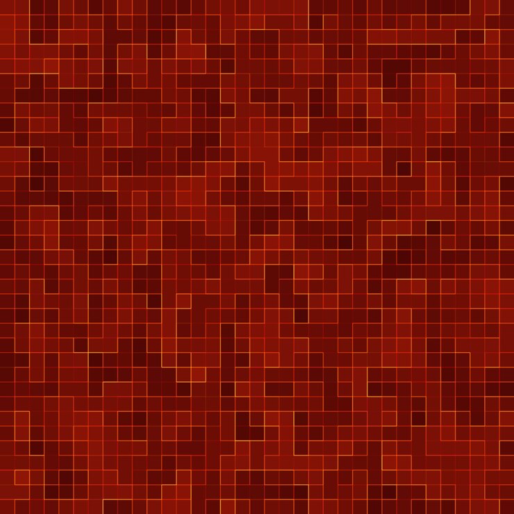Foto grátis fundo do teste padrão da composição do mosaico dos azulejos coloridos do vidro cerâmico vermelho.