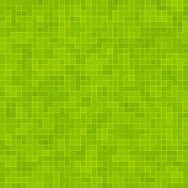 Foto grátis fundo e textura da parede do mosaico do mosaico do pixel quadrado verde brilhante abstrato.