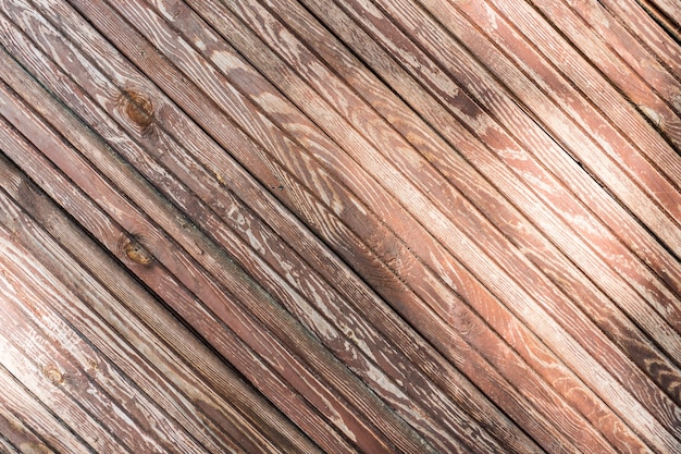 Fundo e textura da prancha de madeira marrom.