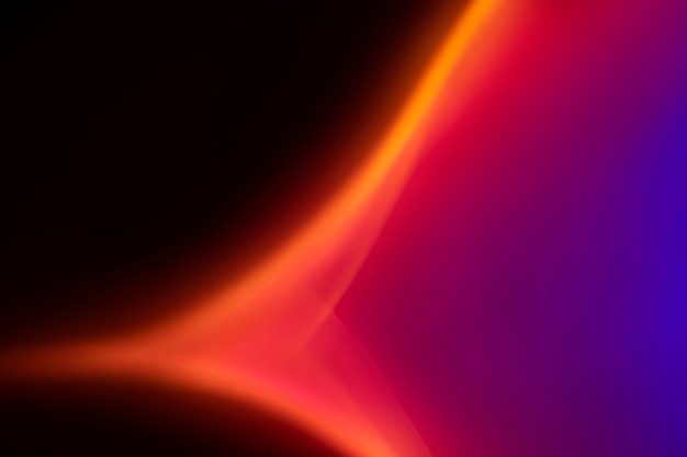 Fundo estético com efeito de luz de neon com gradiente