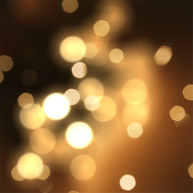 fundo faísca do Natal com estrelas e luzes do bokeh