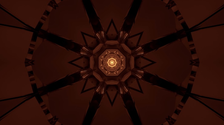 Foto grátis fundo futurista com luz de néon abstrata brilhante