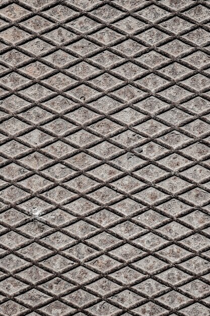Fundo metálico com formas de diamante