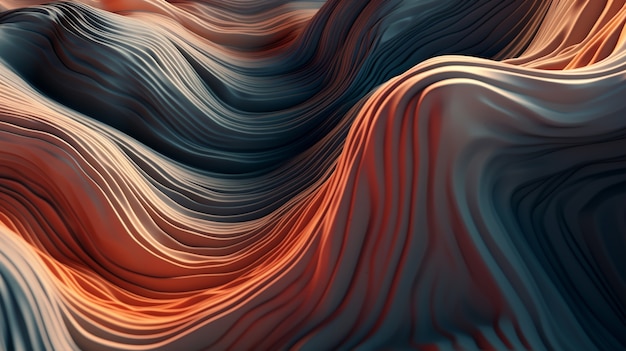 Fundo ondulado abstrato