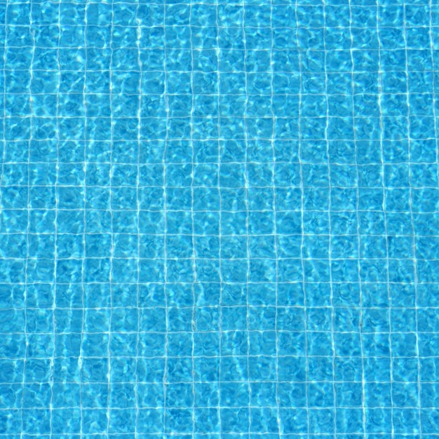 Fundo ondulado azul da água na piscina