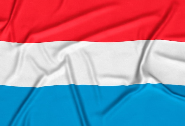 Fundo realista da bandeira de luxemburgo
