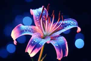 Foto grátis fundo realista de flores de lírio