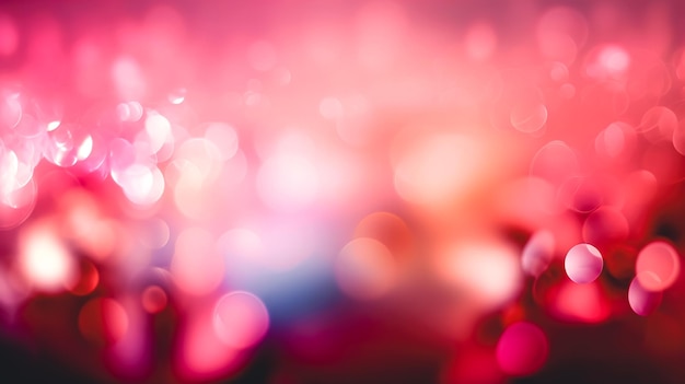 Foto grátis fundo rosa desfocado abstrato com ia generativa de bokeh